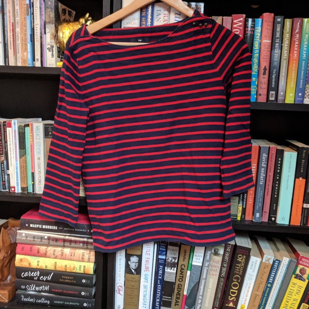 Gap Cotton Breton Striped Top